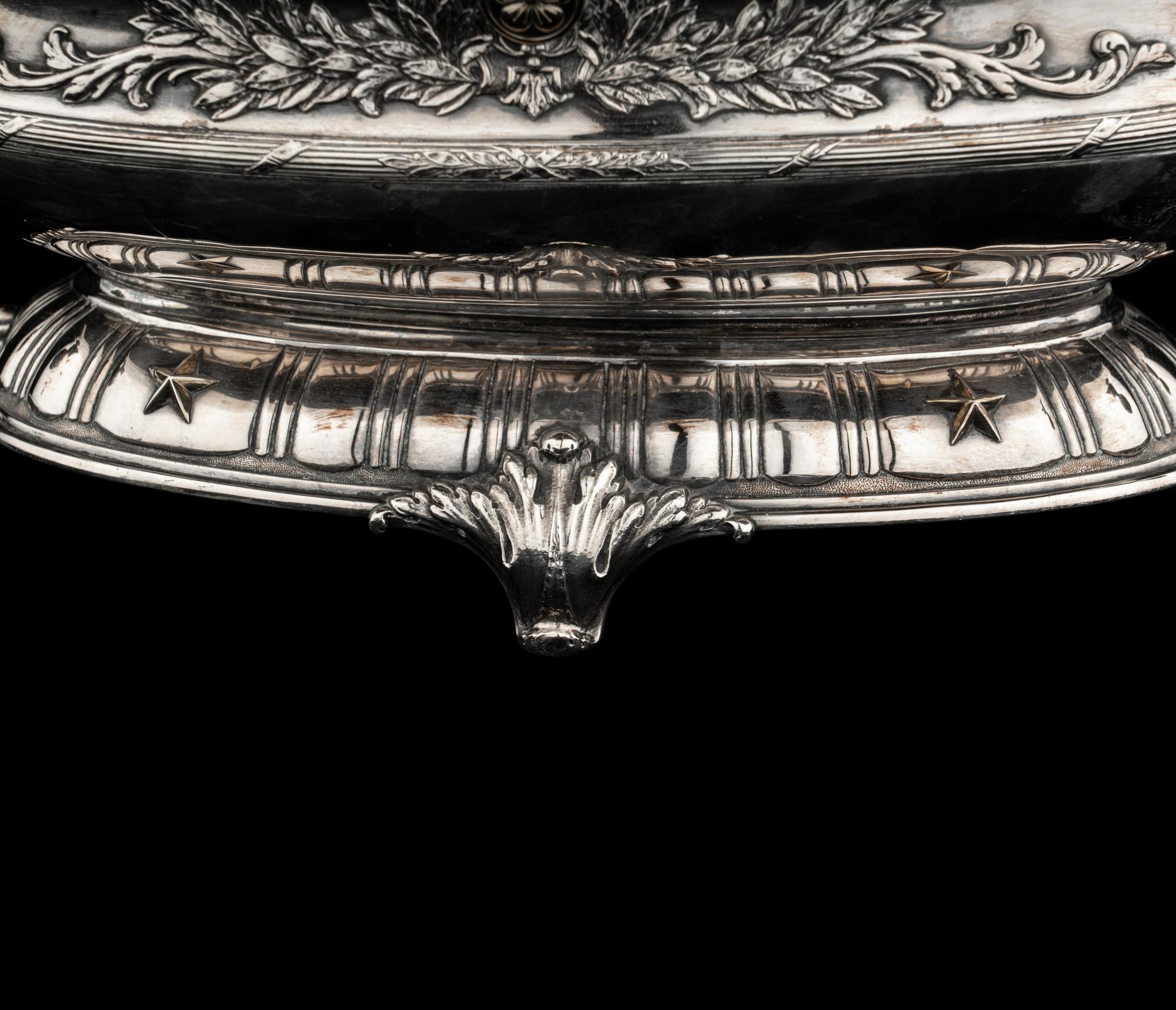 A Fine Japanese Presentation Silver Tureen