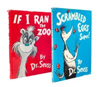(CHILDREN'S) SEUSS, DR. Two first editions: If I Ran the Zoo, NY, 1950, and Scrambled Eggs Super! NY, 1953.