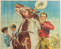 An Advertising Poster for the Western Film Black Bandit