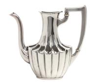 An American Silver Teapot, Mauser Manufacturing Co., New York, NY, Circa 1900, of handled form, numbered 1752.