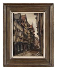 Street Scene in Lisieux, Normandy