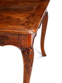 A Louis XV Style Carved Walnut Table — 19TH CENTURY