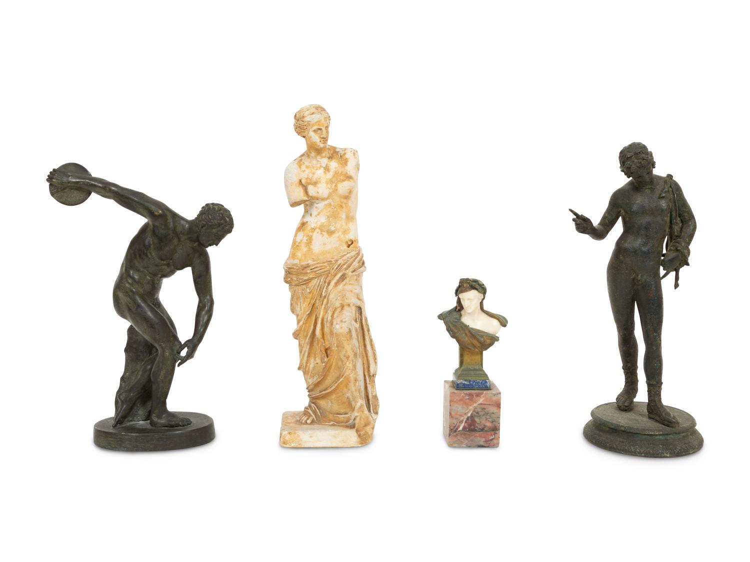 Four Grand Tour Style Figures