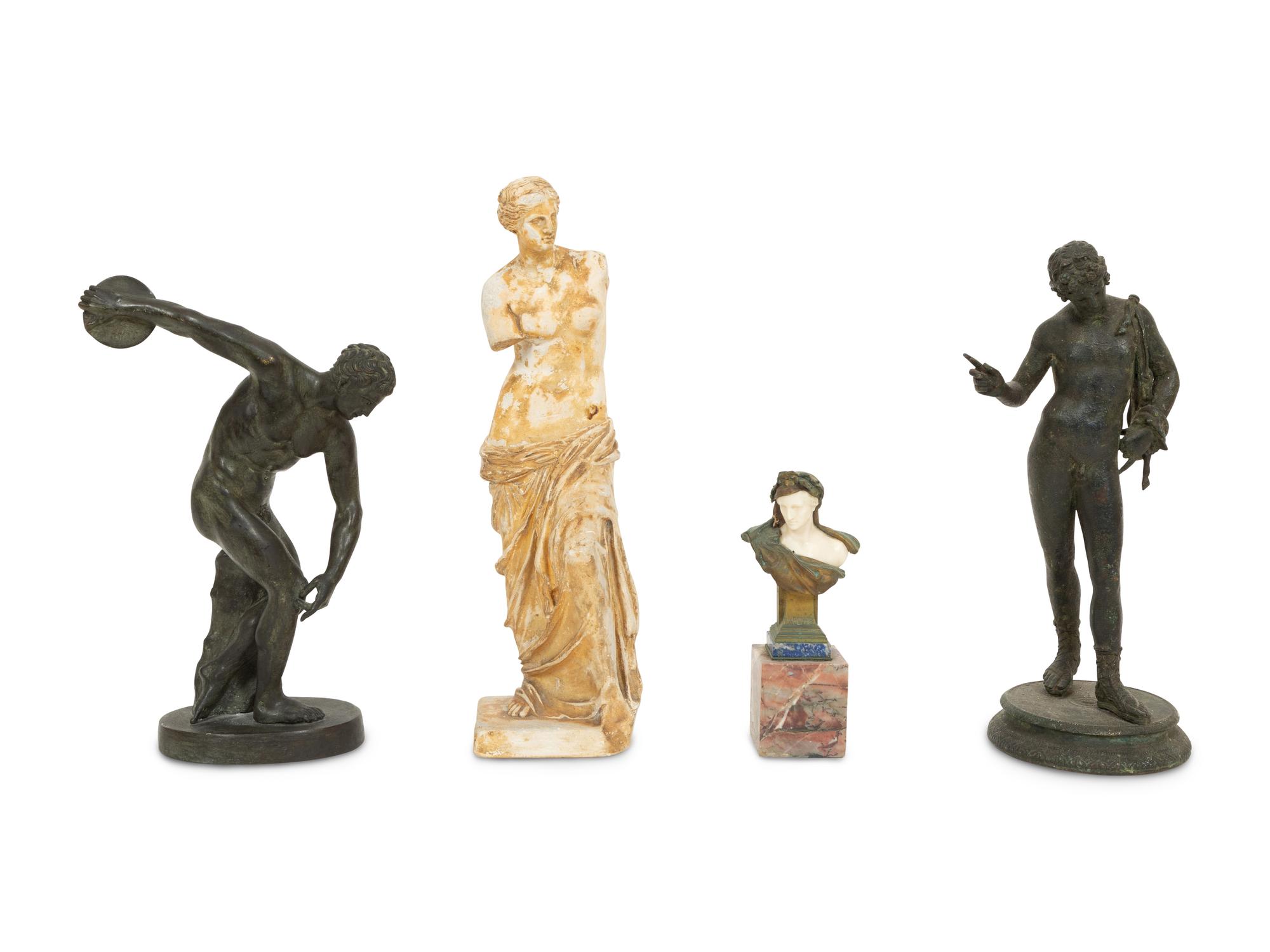 Four Grand Tour Style Figures