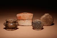 A Group of Four Maya Terracotta Vessels