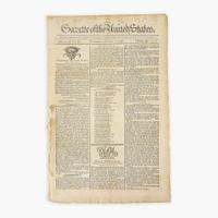 [Hamilton, Alexander] [Public Credit, etc.] Group of 3 Issues of the Gazette of the United States
