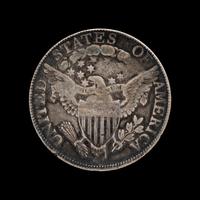 An 1806 Draped Bust 50c Coin