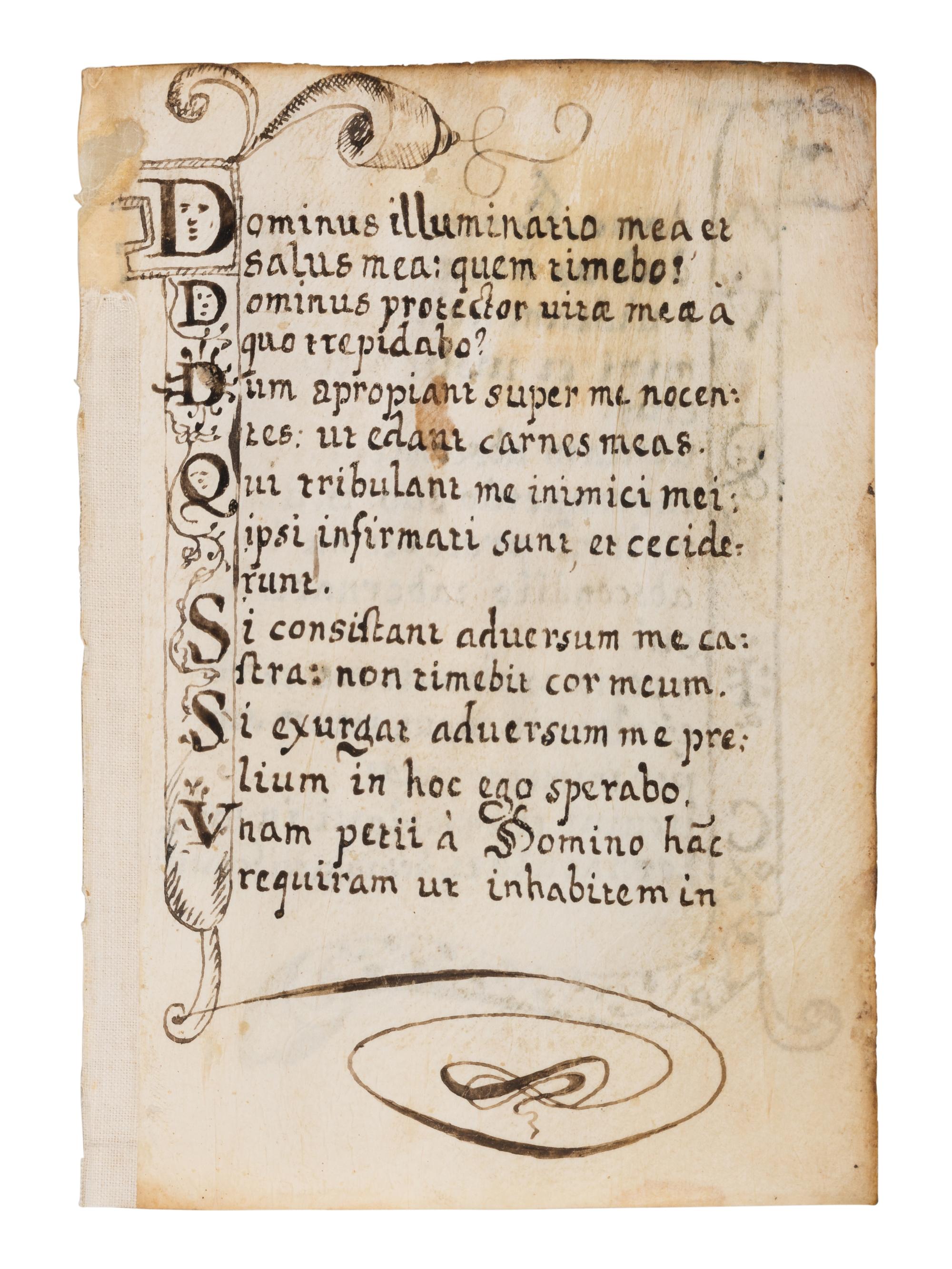 A collection of leaves from Psalter manuscripts, illuminated in Flanders in the first half of the thirteenth century, joined with a group of seventeenth- or eighteenth-century Psalter leaves drawn according to similar models