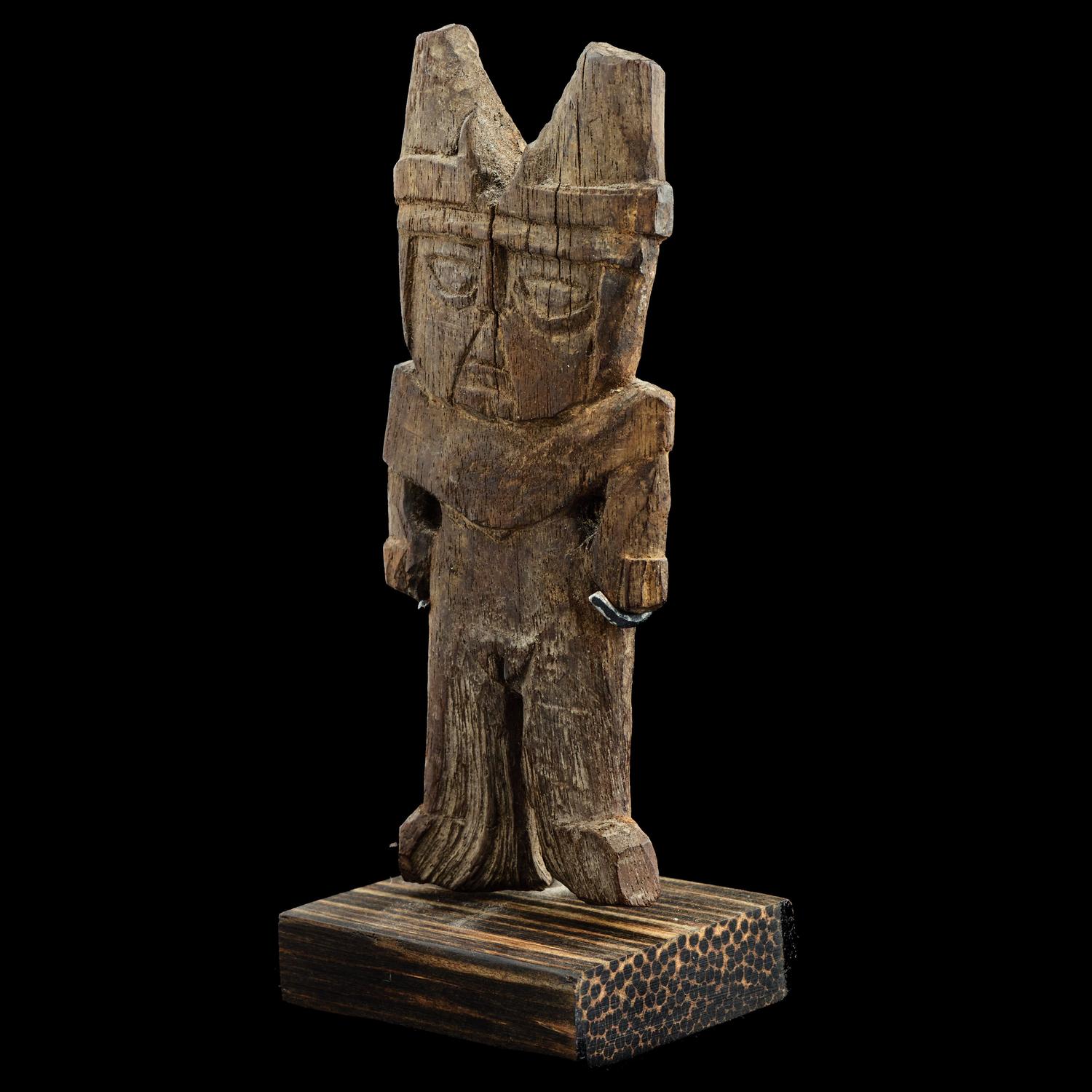 A Chimu Wood Figure