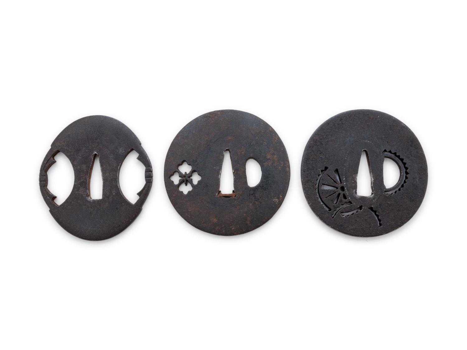 Ten Cast Iron Tsuba