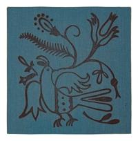 Milwaukee WPA Handicraft Project Blockprinted Textile Sample Book, 1940s