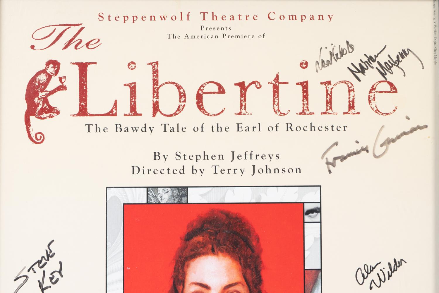 (Theatre Playbills) The Libertine: The Bawdy Tale of the Earl of Rochester . The Steppenwolf Theatre Company: 1996.