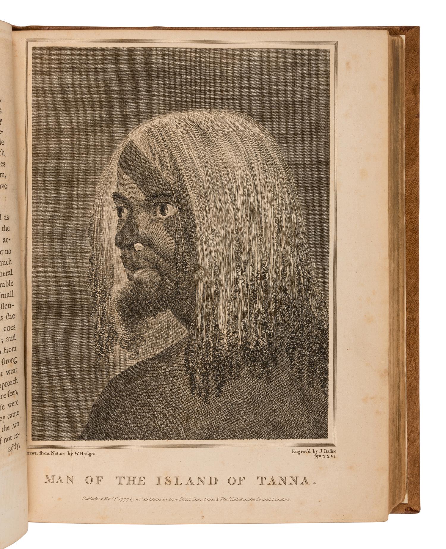 COOK, James, Captain (1728-1779). -- [SECOND VOYAGE]. A Voyage towards the South Pole, and Round the World, performed in His Majesty's Ships the Resolution and Adventure, in the Years 1772, 1773, 1774, and 1775 . London: W. Strahan and T. Cadell, 1777.
