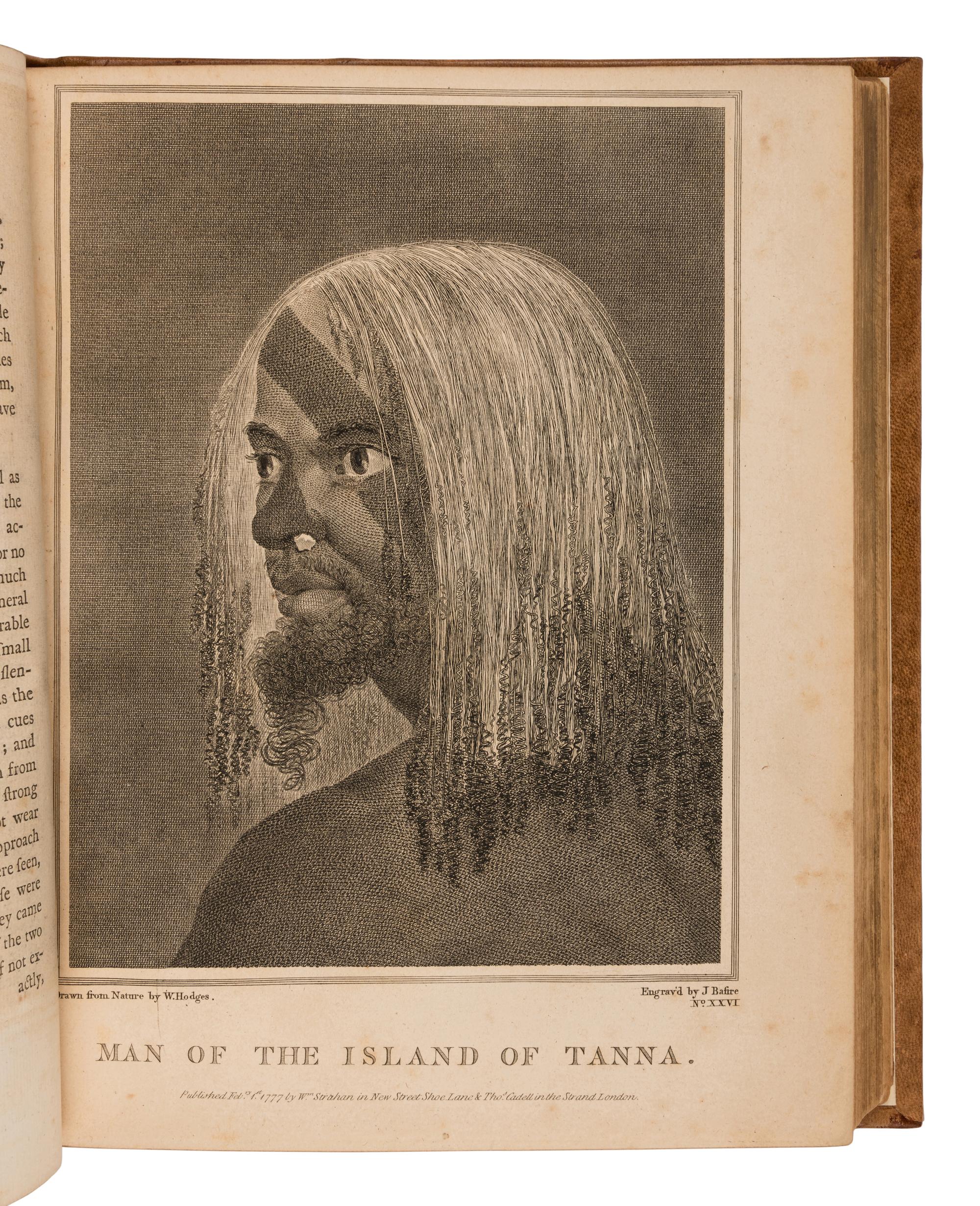 COOK, James, Captain (1728-1779). -- [SECOND VOYAGE]. A Voyage towards the South Pole, and Round the World, performed in His Majesty's Ships the Resolution and Adventure, in the Years 1772, 1773, 1774, and 1775 . London: W. Strahan and T. Cadell, 1777.