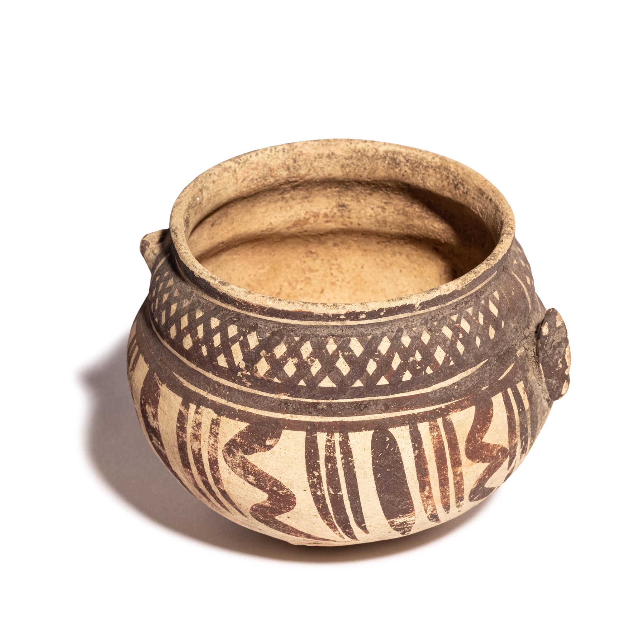 Four Chancay Polychrome Vessels