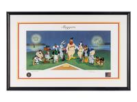A 1994 Warner Brothers "Sluggers" Tom and Charles McKimson Lithograph,