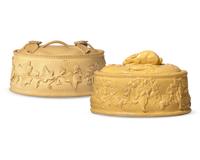 Two Wedgwood Game Pie Covered Dishes