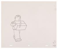 Scott Adams. Dilbert. Dilbert, a shipper, and a man wearing a Walkman. N.d.