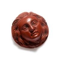 A Greek Red Jasper Cameo with the Head of Medusa