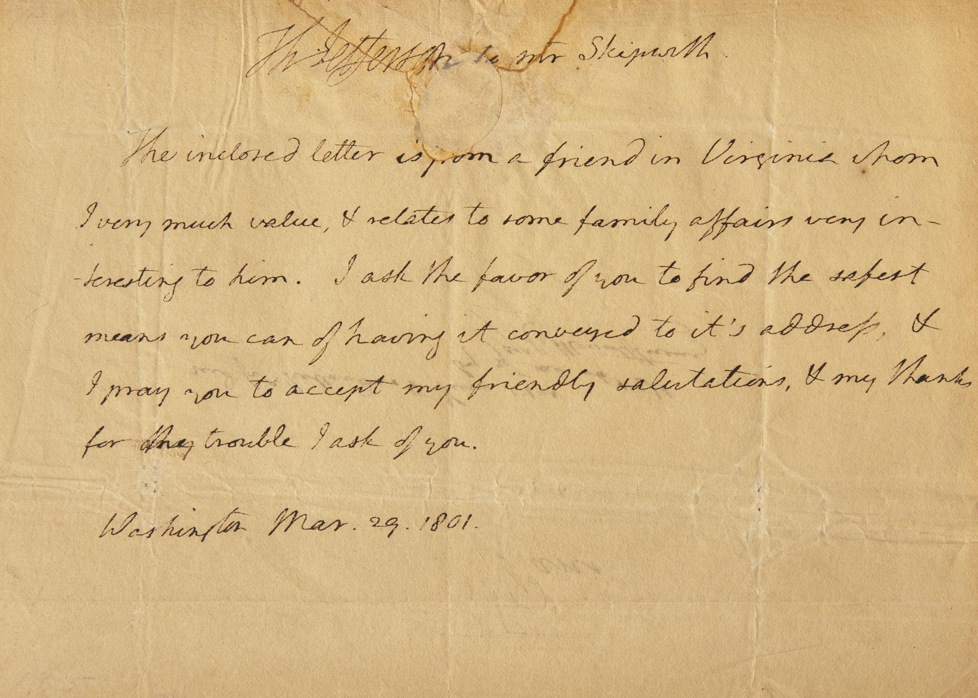 [Presidential] [Jefferson, Thomas]. Tucker, George. The Life of Thomas Jefferson, Third President of the United States...