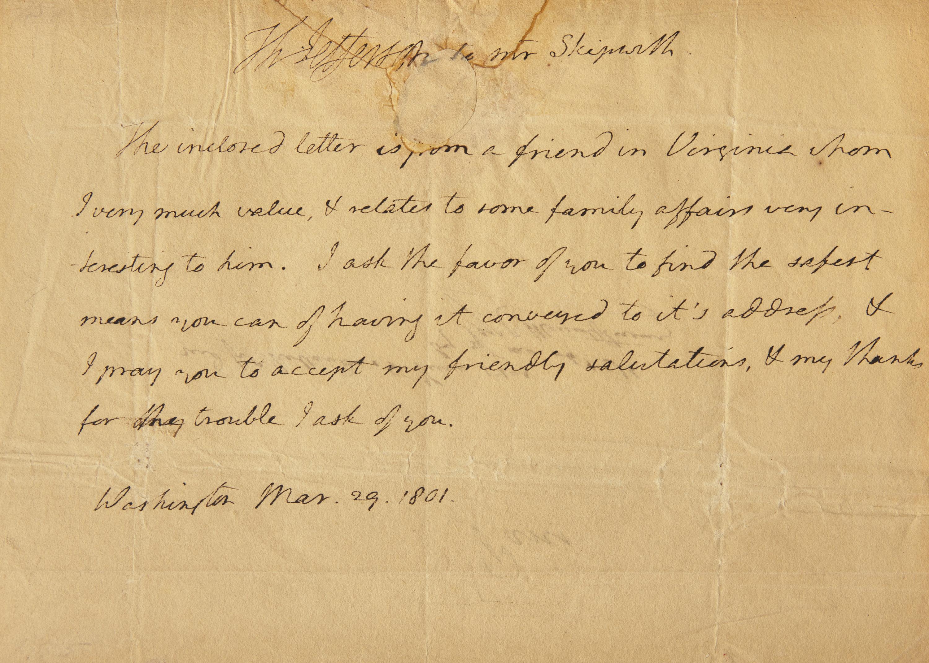 [Presidential] [Jefferson, Thomas]. Tucker, George. The Life of Thomas Jefferson, Third President of the United States...