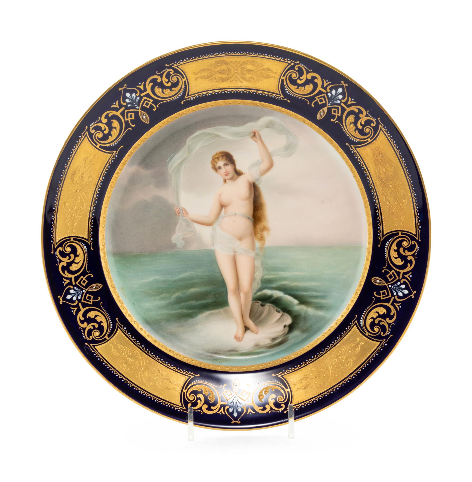 A Vienna Porcelain Cabinet Plate