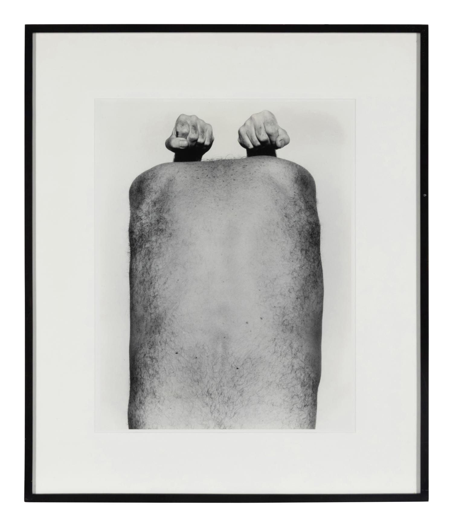 Self Portrait (Back with Arms Above), 1984