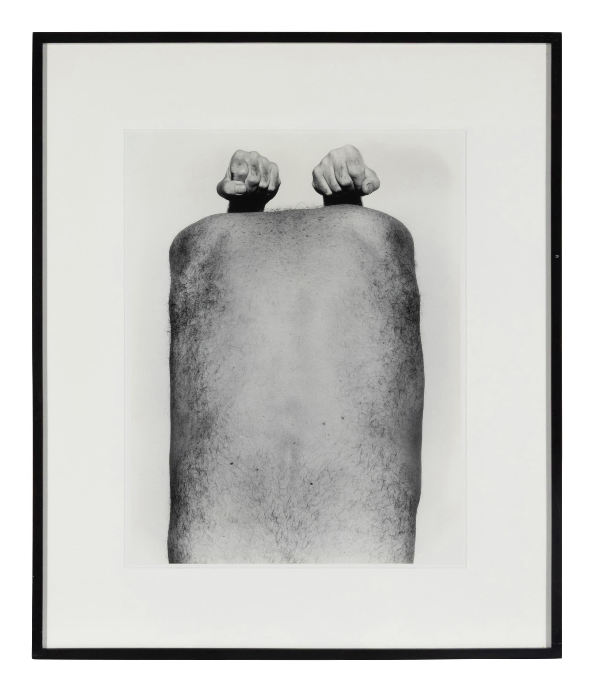 Self Portrait (Back with Arms Above), 1984