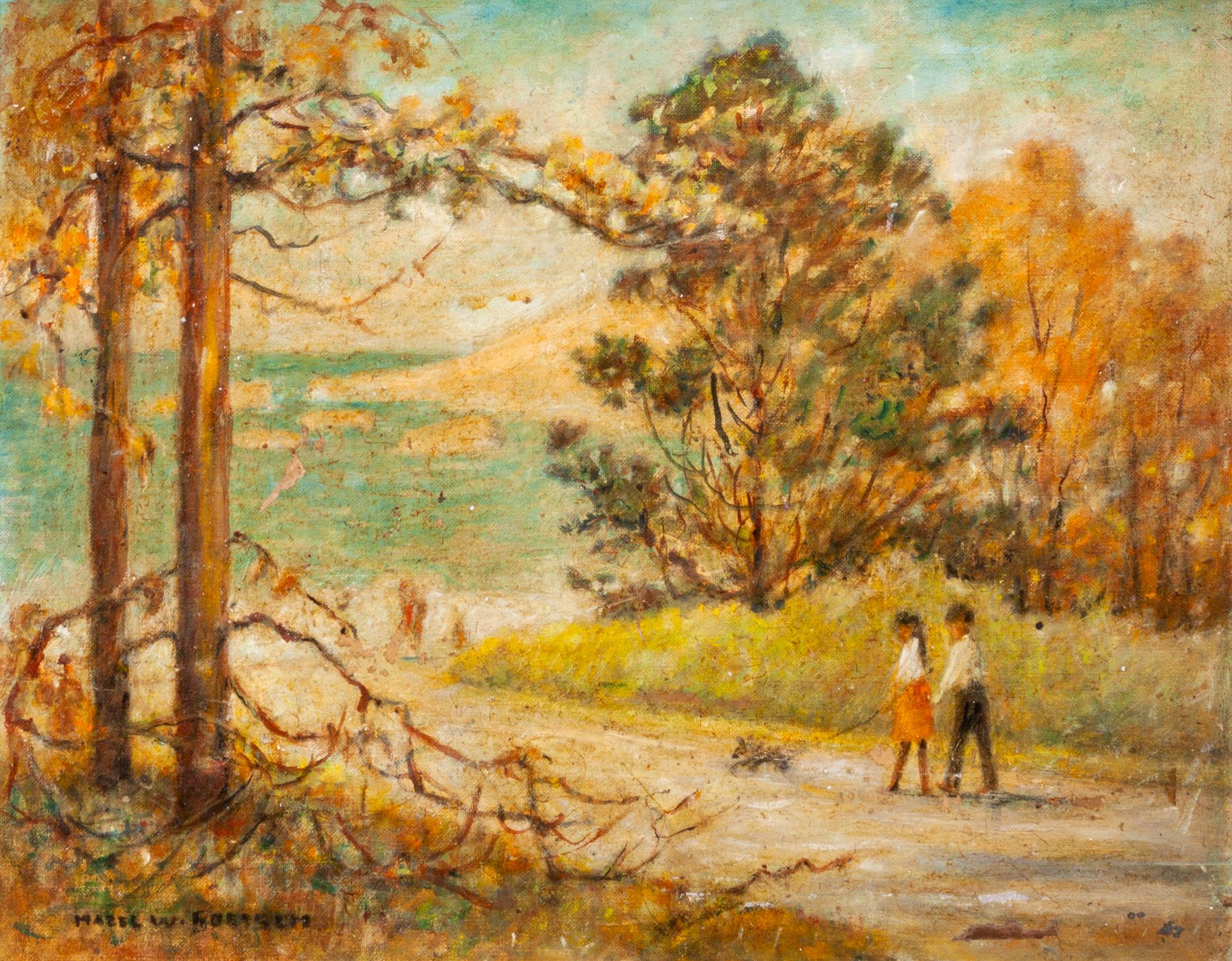 Hazel Goetsch, (American, 1892-1984), Path to the Beach, Carmel