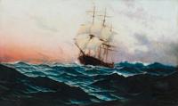 Ship on Open Seas