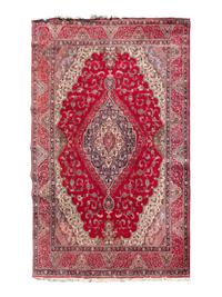A Persian Design Wool Rug — 20TH CENTURY
