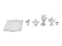 A Mexican Silver Miniature Six-Piece Tea and Coffee Service