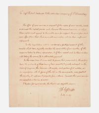 [Presidential] Jefferson, Thomas Autograph Letter, signed