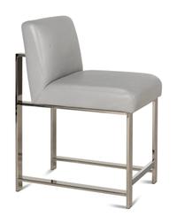 A Set of Four Contemporary Leather-Upholstered Chairs