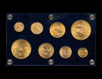 A United States Gold Coins of the 20th Century Eight-Coin Type Set