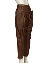 Issey Miyake, Convertible Leather Pants/Shorts, 1980's