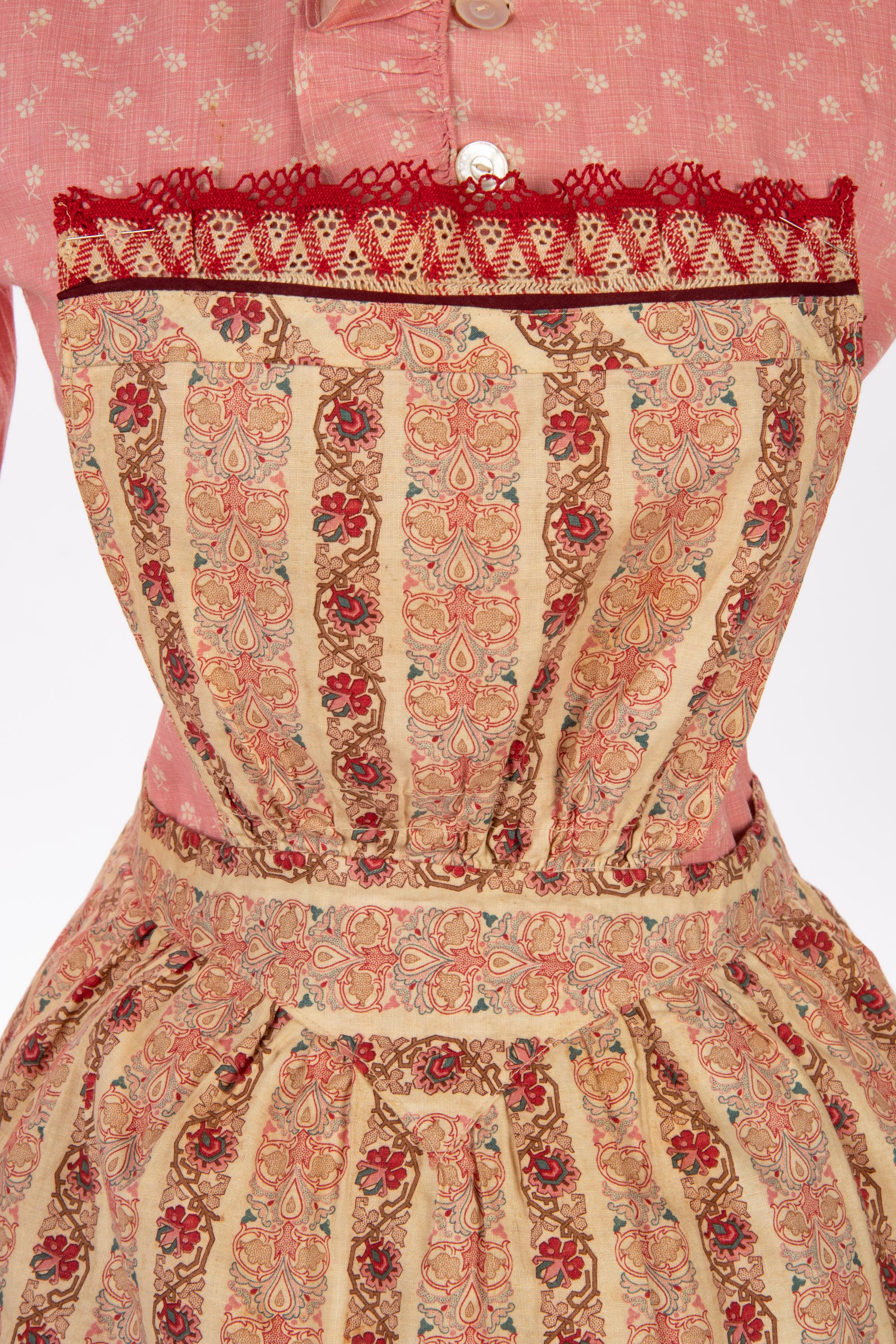 Three 19th Century Aprons, 1850-90