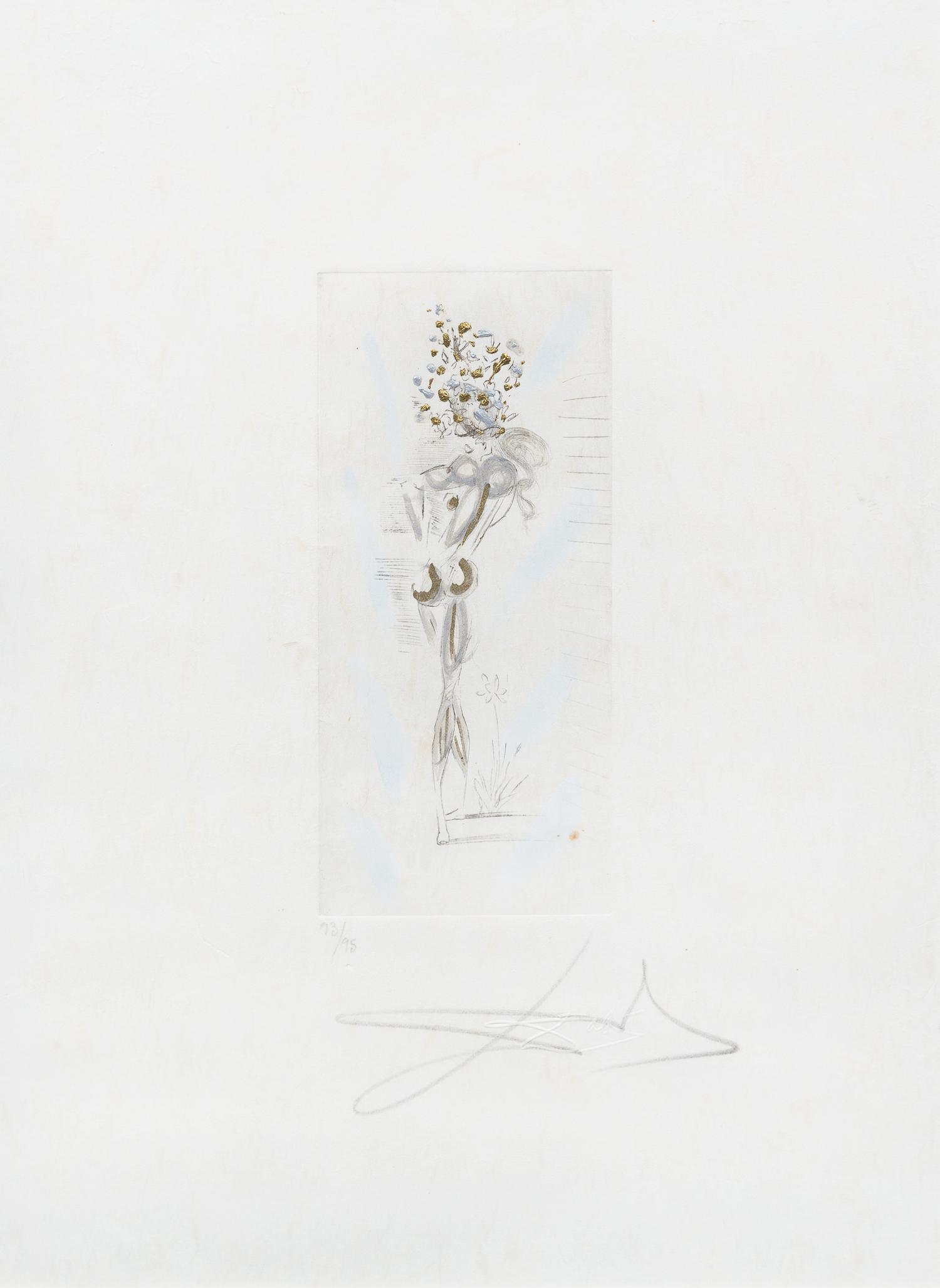 Salvador Dali, (Spanish, 1904-1989), Petites Nus, 1972 (a group of 7 color etchings from the portfolio of 8)