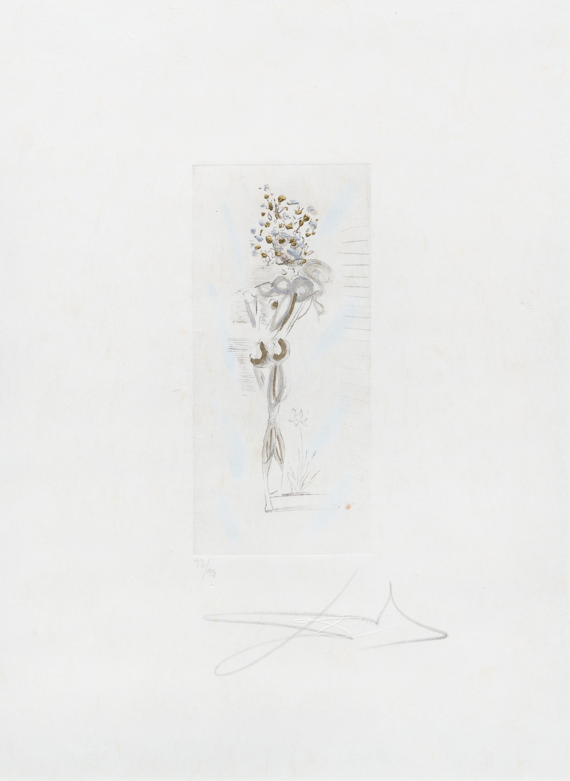 Salvador Dali, (Spanish, 1904-1989), Petites Nus, 1972 (a group of 7 color etchings from the portfolio of 8)
