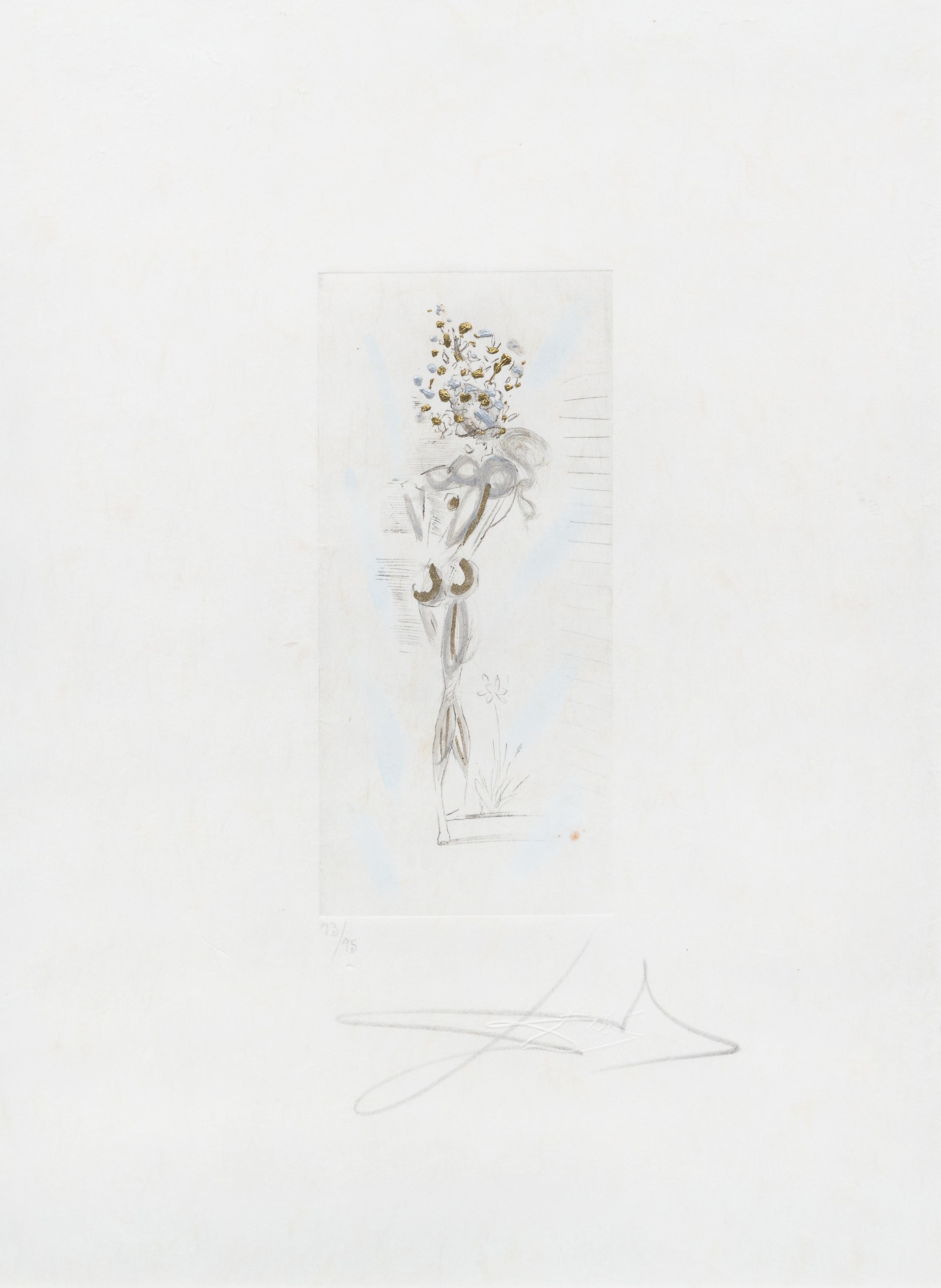 Salvador Dali, (Spanish, 1904-1989), Petites Nus, 1972 (a group of 7 color etchings from the portfolio of 8)