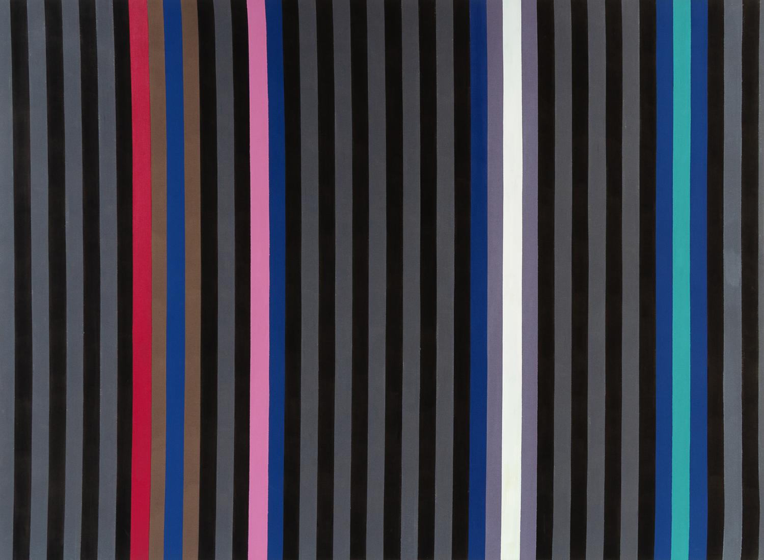 Gene Davis, (American, 1920-1985), Black Jack, 1980
