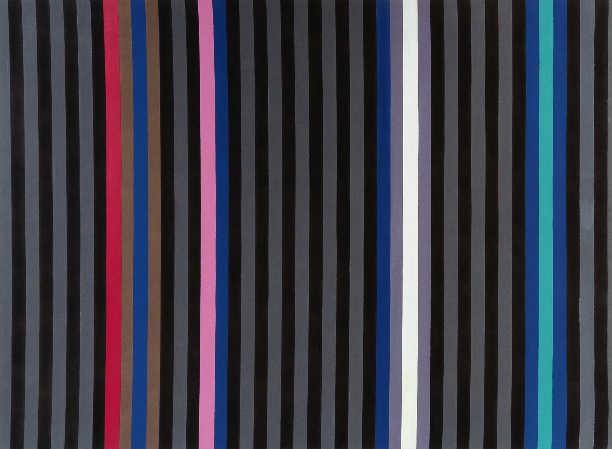 Gene Davis, (American, 1920-1985), Black Jack, 1980