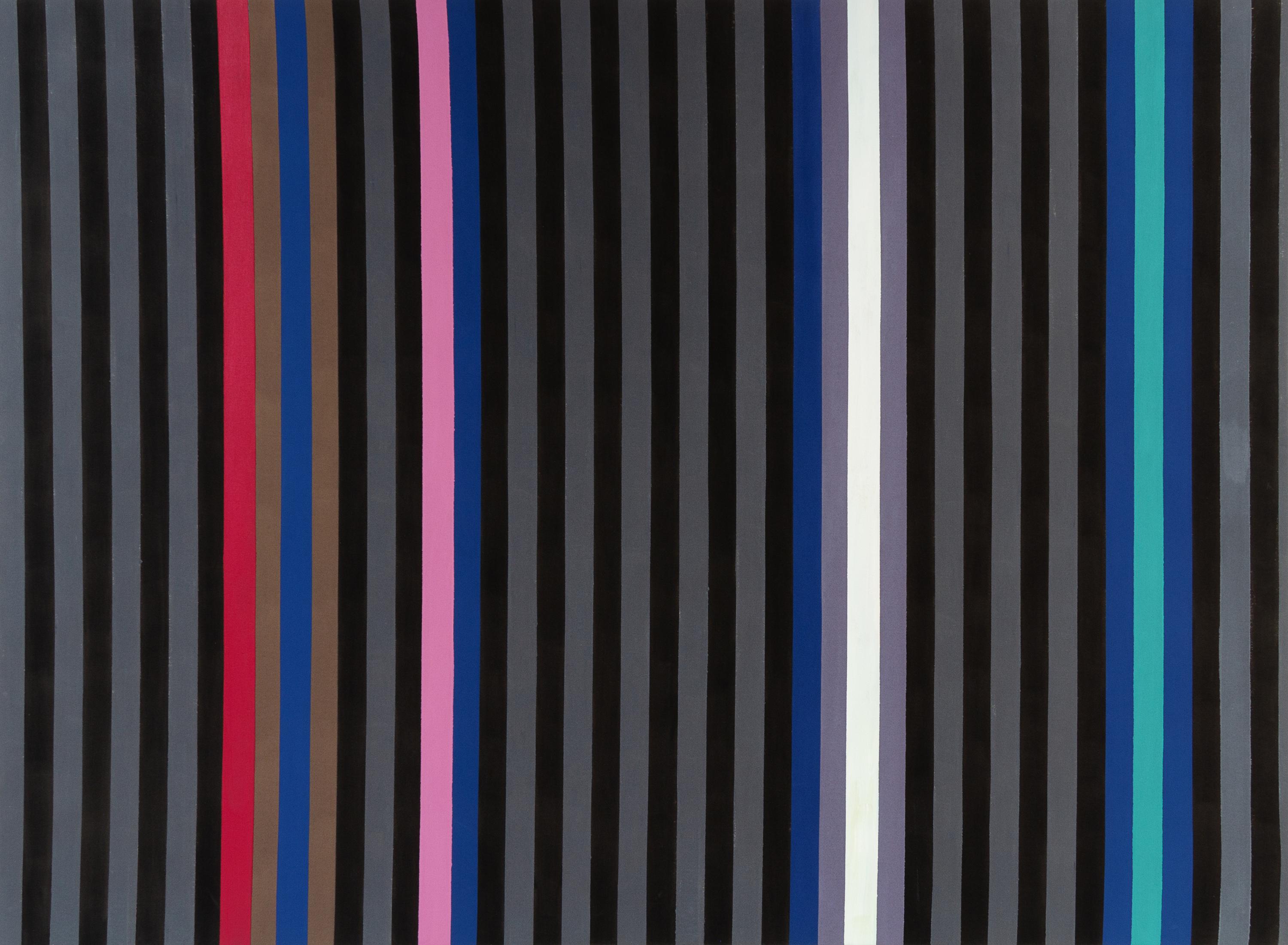 Gene Davis, (American, 1920-1985), Black Jack, 1980
