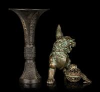 Two Chinese Bronze Articles