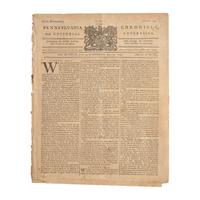 [American Revolution] The Pennsylvania Chronicle, and Universal Advertiser