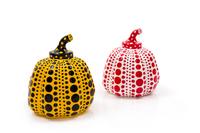 Yayoi Kusama, (Japanese, b. 1929), Pumpkins (Yellow and Red), 2013 (a pair of works)