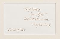 [CIVIL WAR - SPANISH AMERICAN WAR]. 9 autographs of Naval officers and generals, incl. ANDERSON.