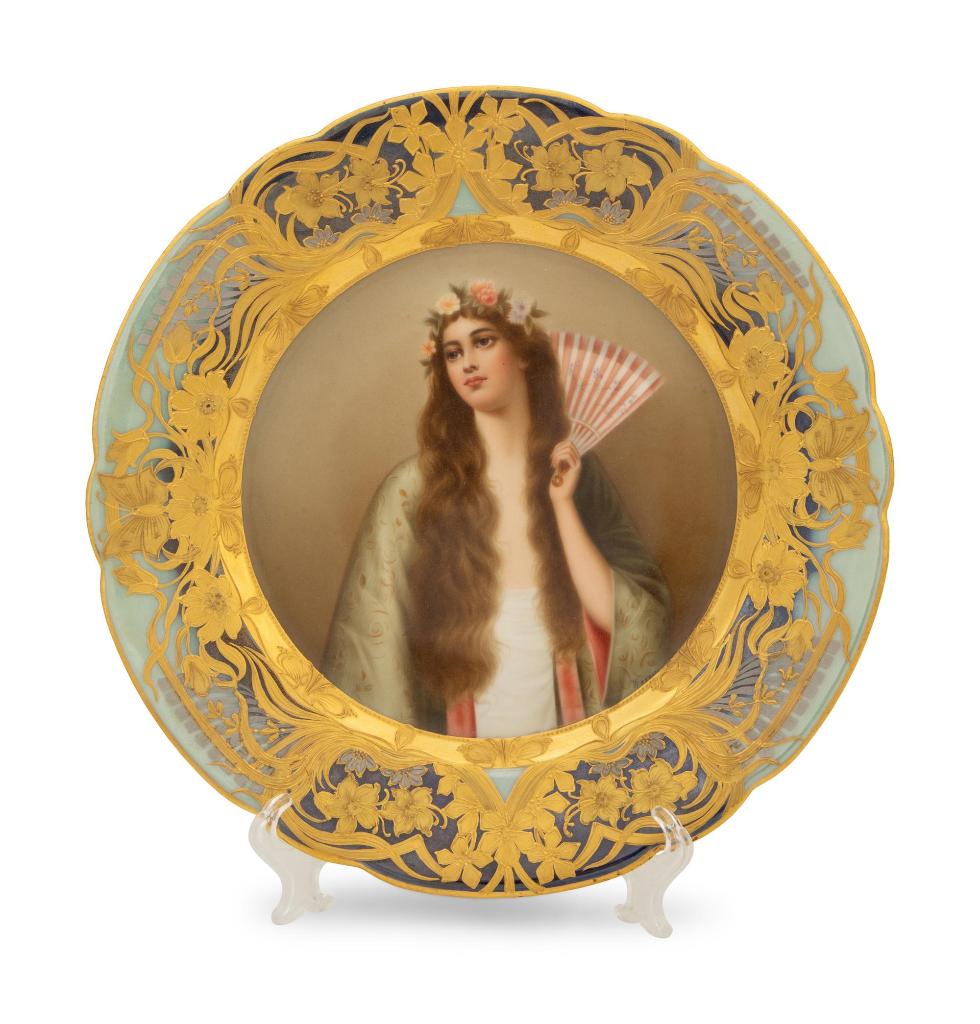 A Vienna Porcelain Cabinet Plate — 19TH CENTURY