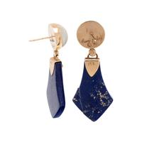 LAURI HAKOLA, MOONSTONE AND LAPIS LAZULI EARRINGS
