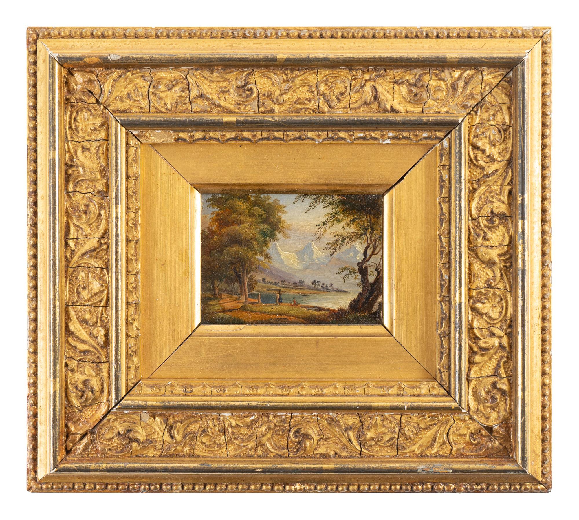Four Italian Landscape Miniatures — LATE 19TH CENTURY